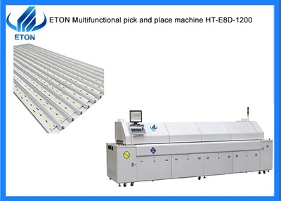 دستگاه فر 90 کیلووات 10 زون SMT Reflow دستگاه